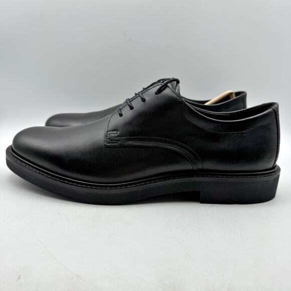Ecco Mens Metropole London Oxford Dress Shoes EU 43 US 9-9.5 Black Leather EUC - Picture 8 of 14
